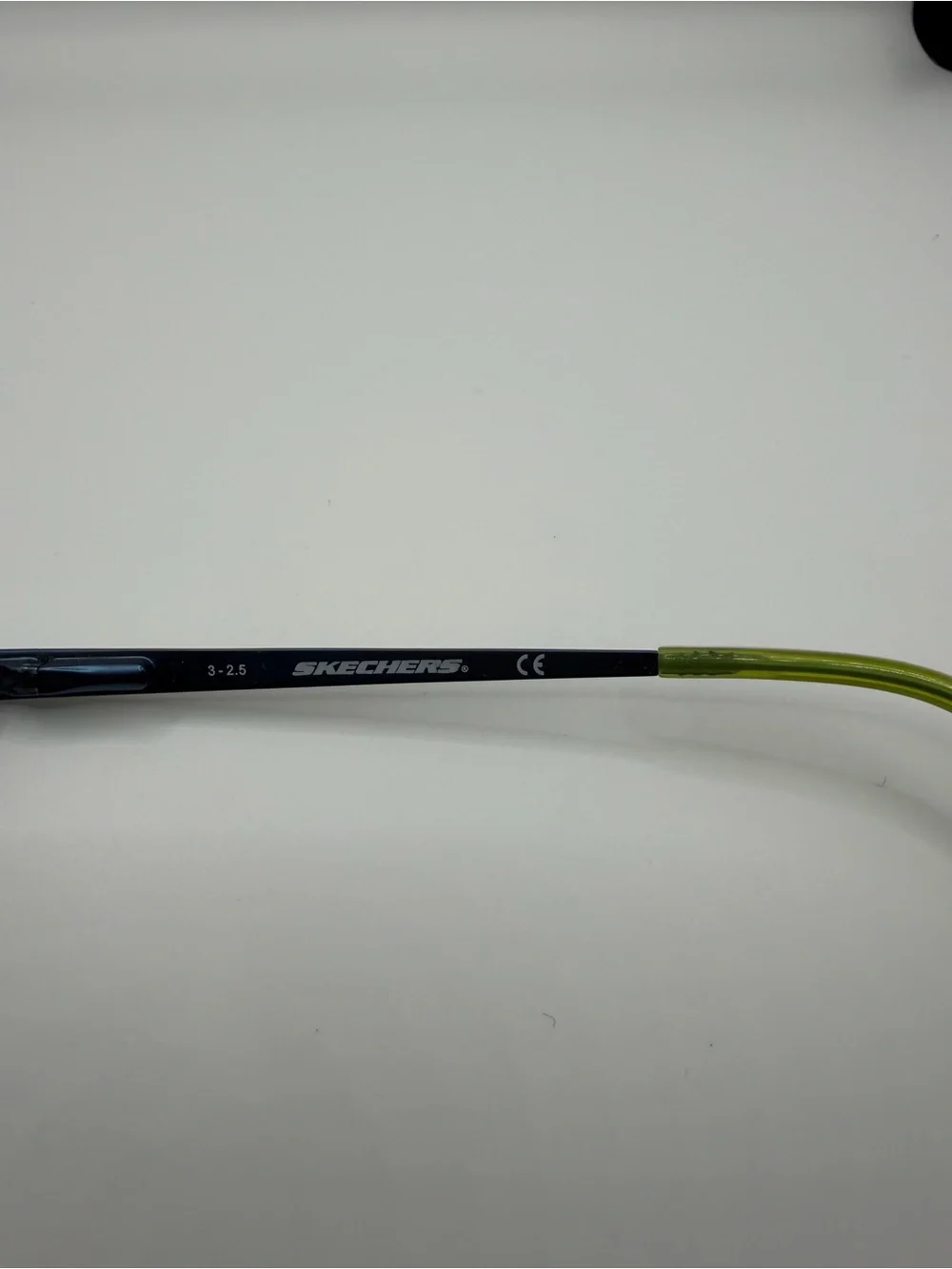 Skechers Navy Frames with Lime Green Temple Tips For Kids